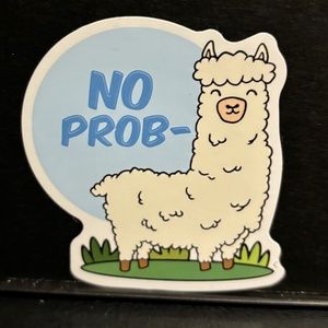 LLAMA SAYING STICKER